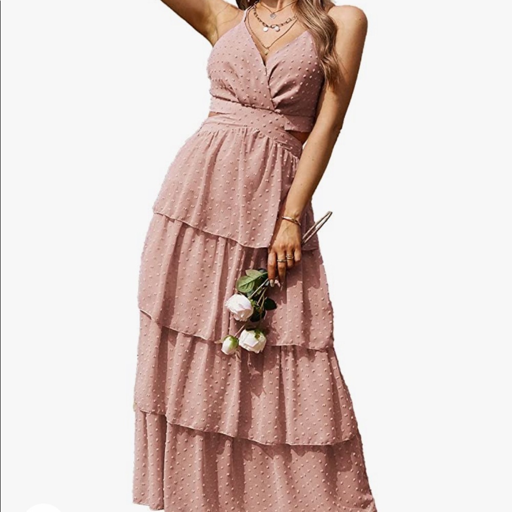 new- never worn, pink women’s summer dress